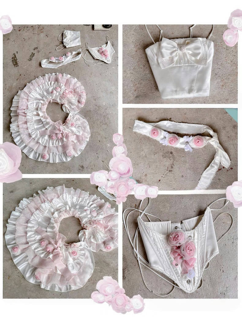 ♡ Dreamlike Grace ♡ - Pink Princess Dress Set