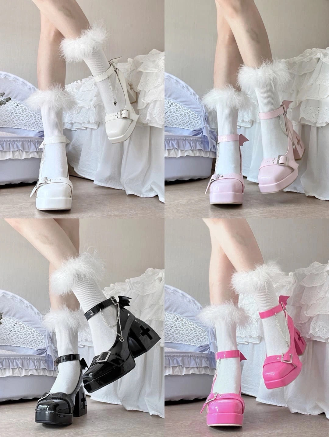 ♡ Cross Punk ♡ - High Heels