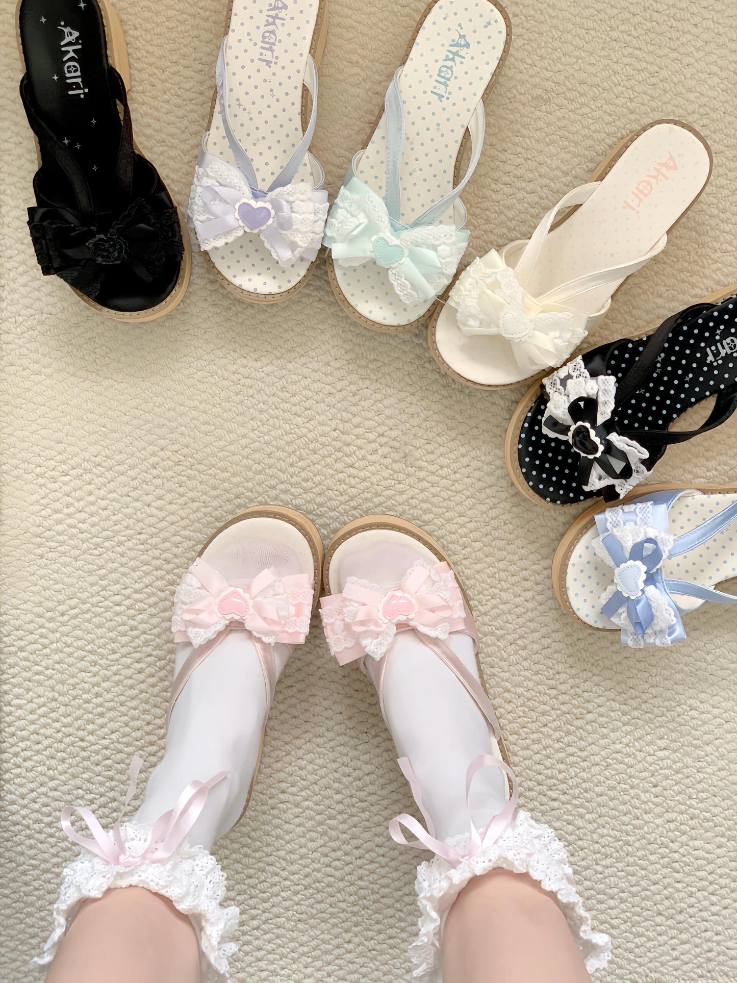 ♡ Showa Girls ♡ - Geta Sandals