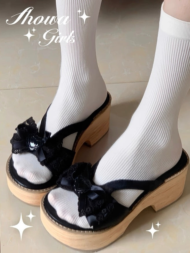 ♡ Showa Girls ♡ - Geta Sandals