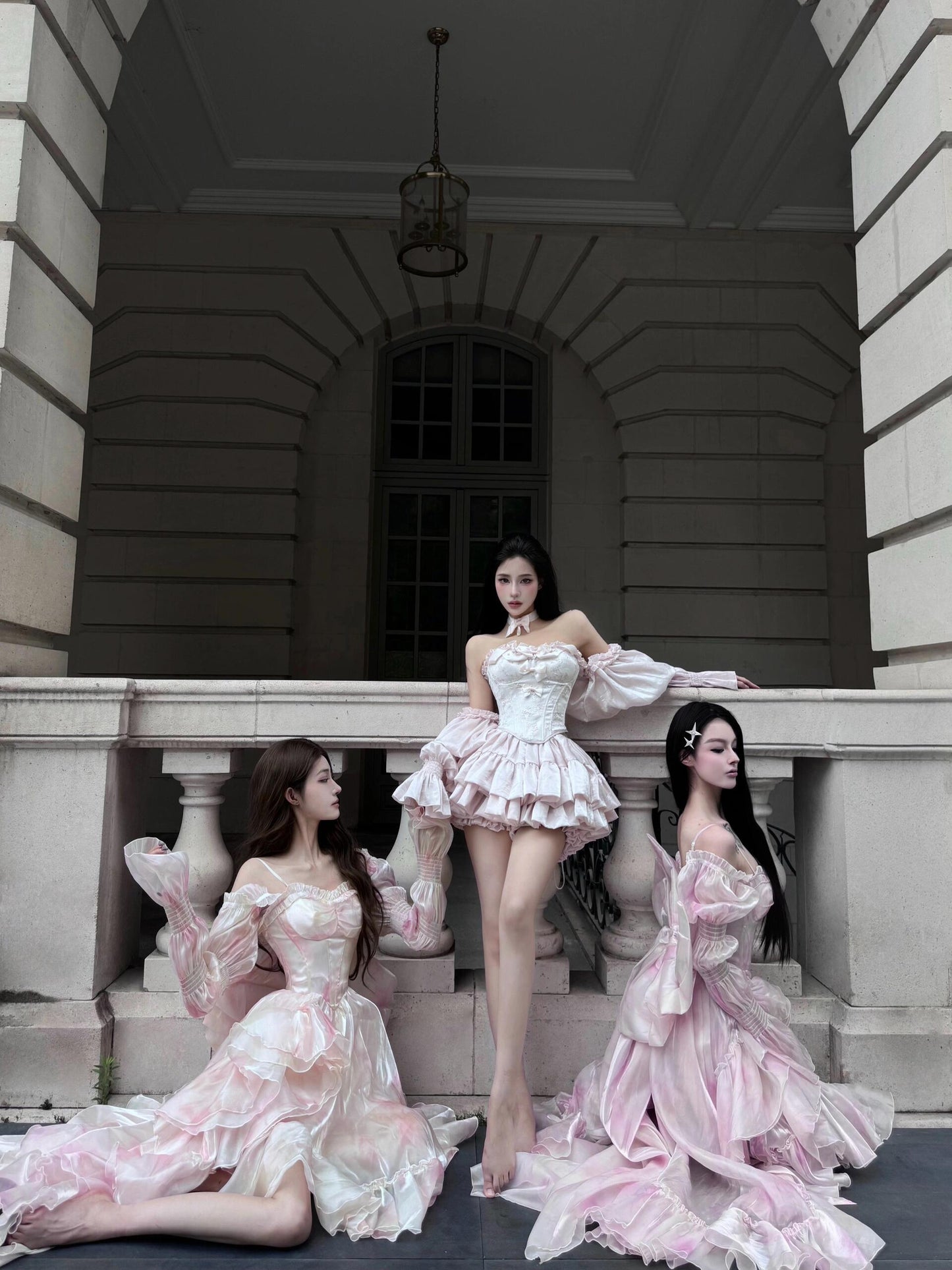 โก Light โก - Pink Princess Dress Set