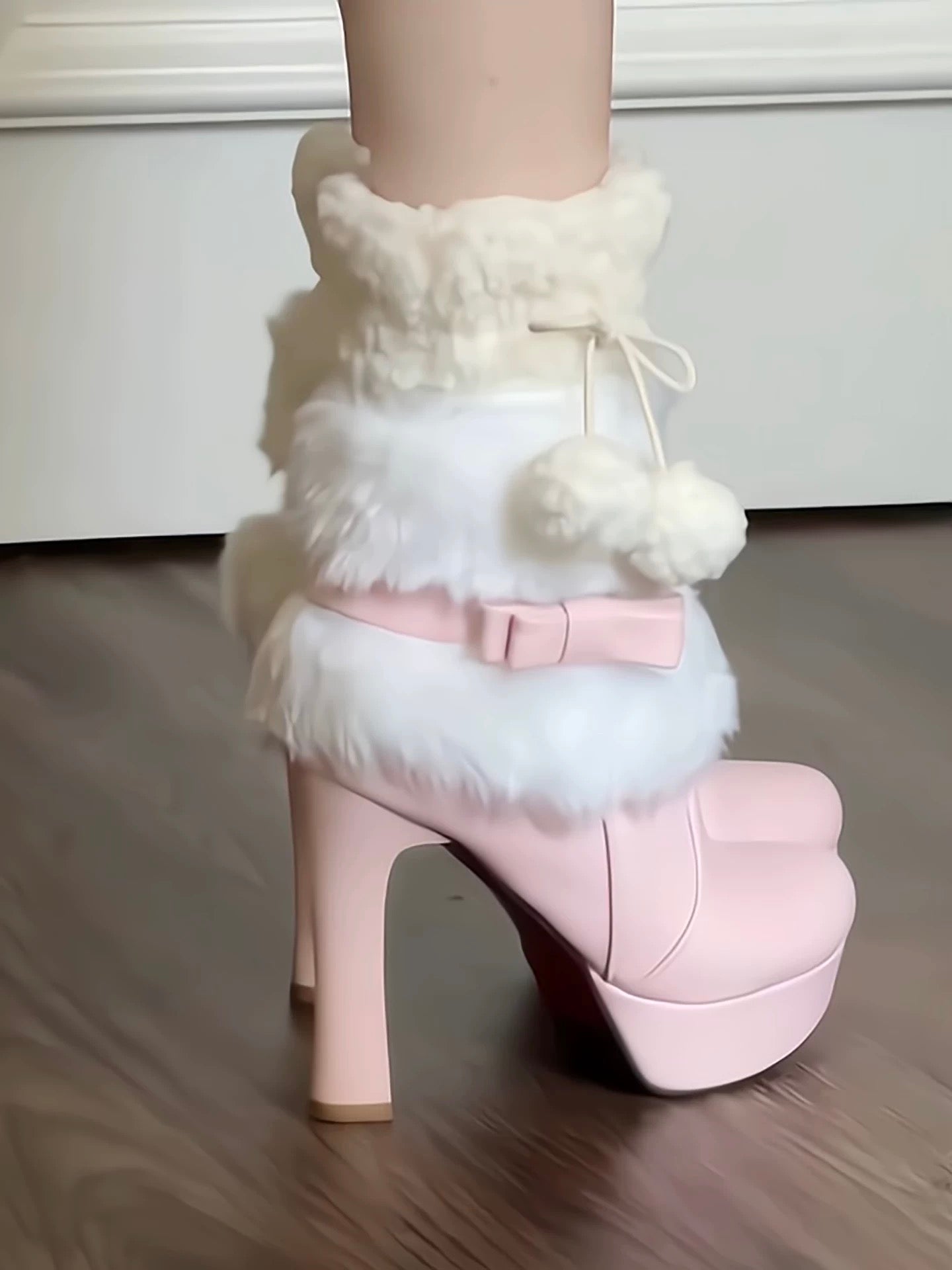 ♡ Milky Puff ♡ – Cozy Princess Boots