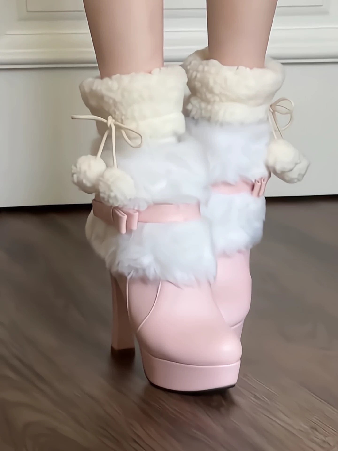 ♡ Milky Puff ♡ – Cozy Princess Boots