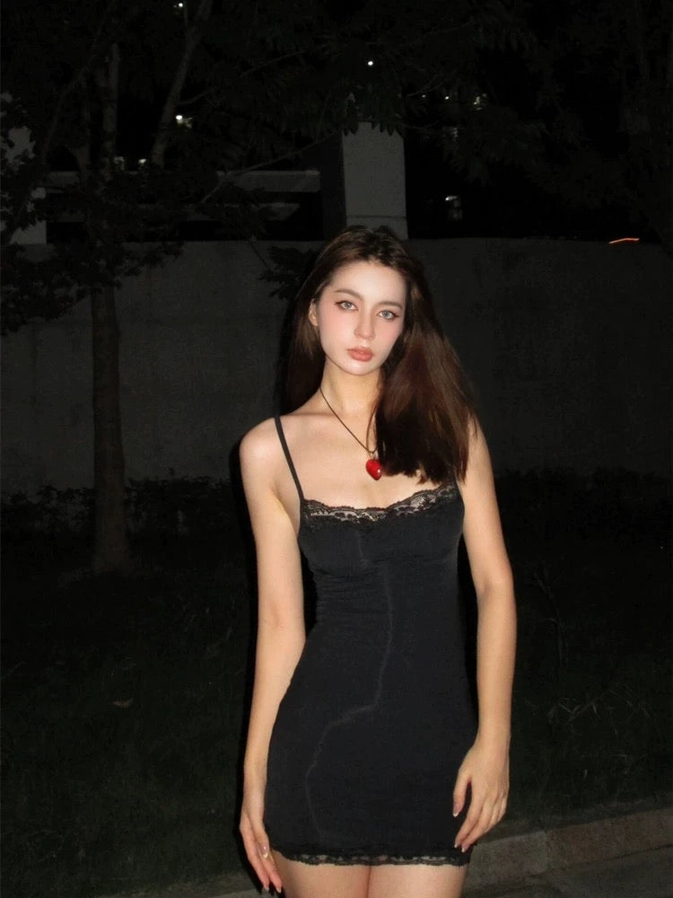 Spicy Lace Bodycon Mini Dress