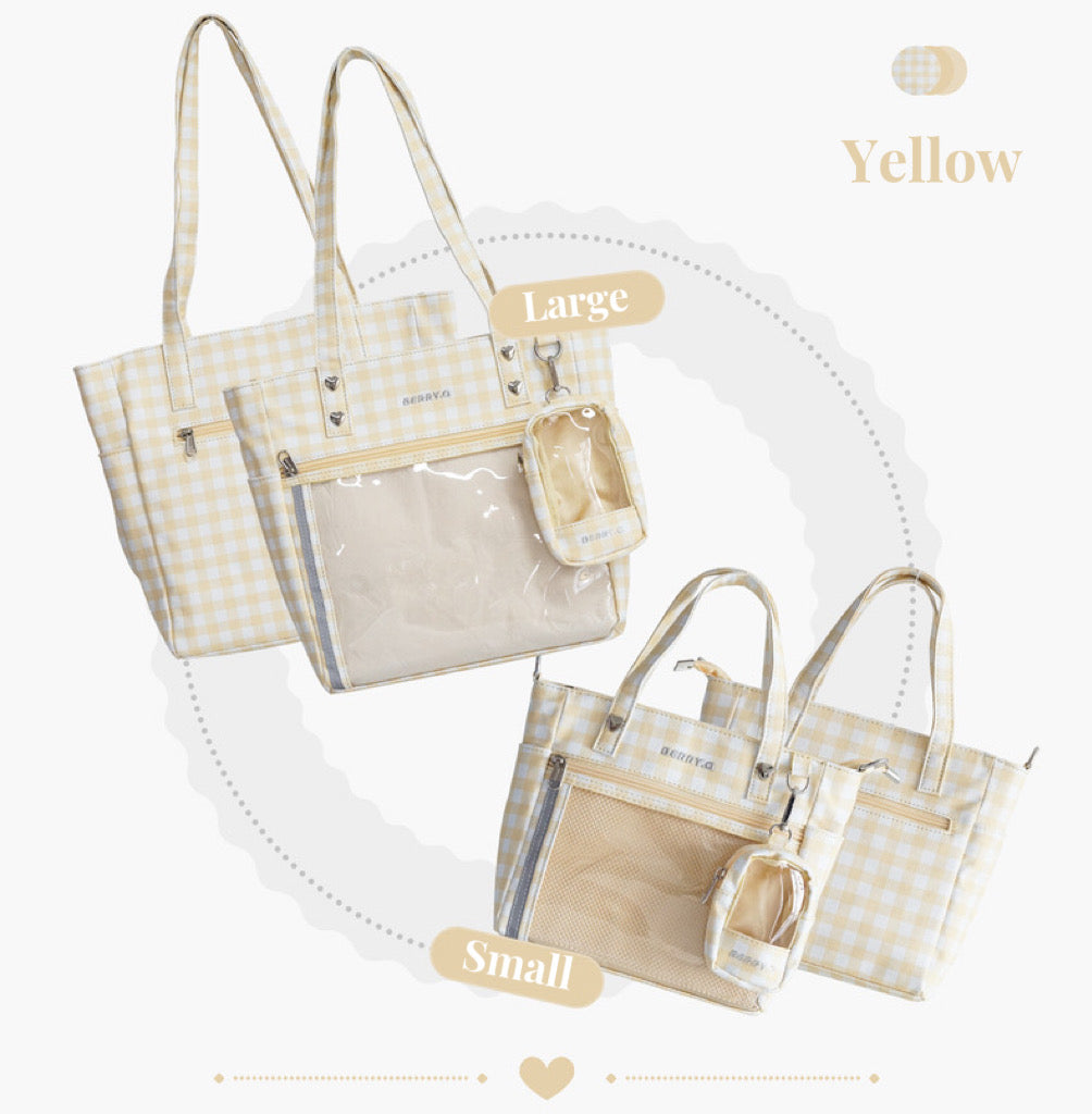 ♡ Borsa tote scozzese ♡
