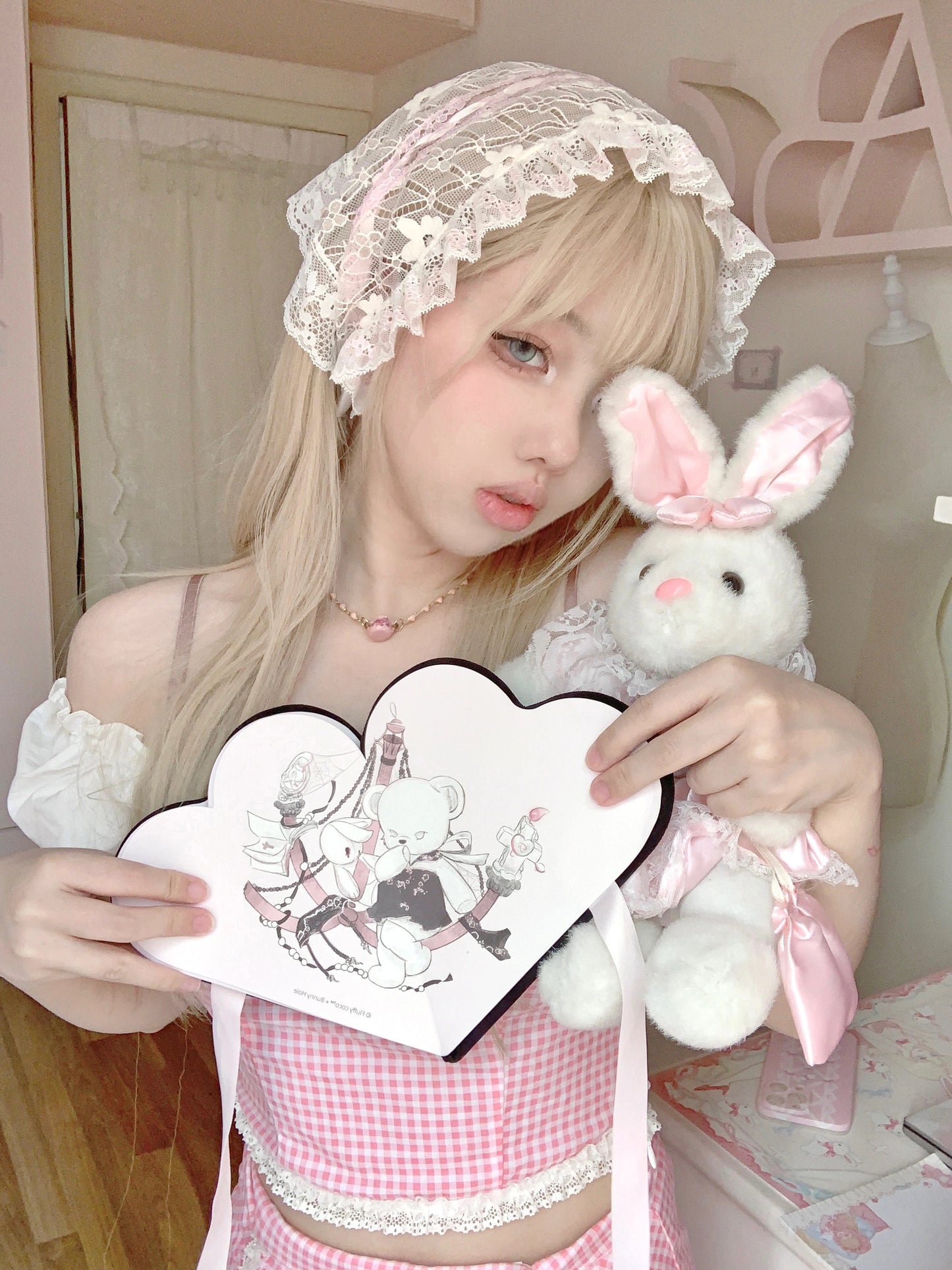 ♡ Girl Tasha ♡ - Lace Headscarf