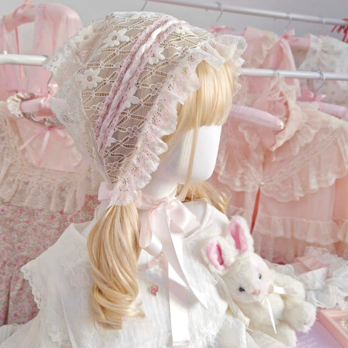 ♡ Girl Tasha ♡ - Lace Headscarf
