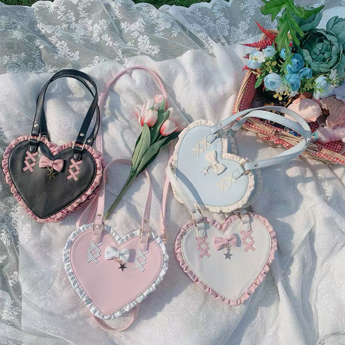 ♡ Cherry Sauce ♡ - Heart Bag