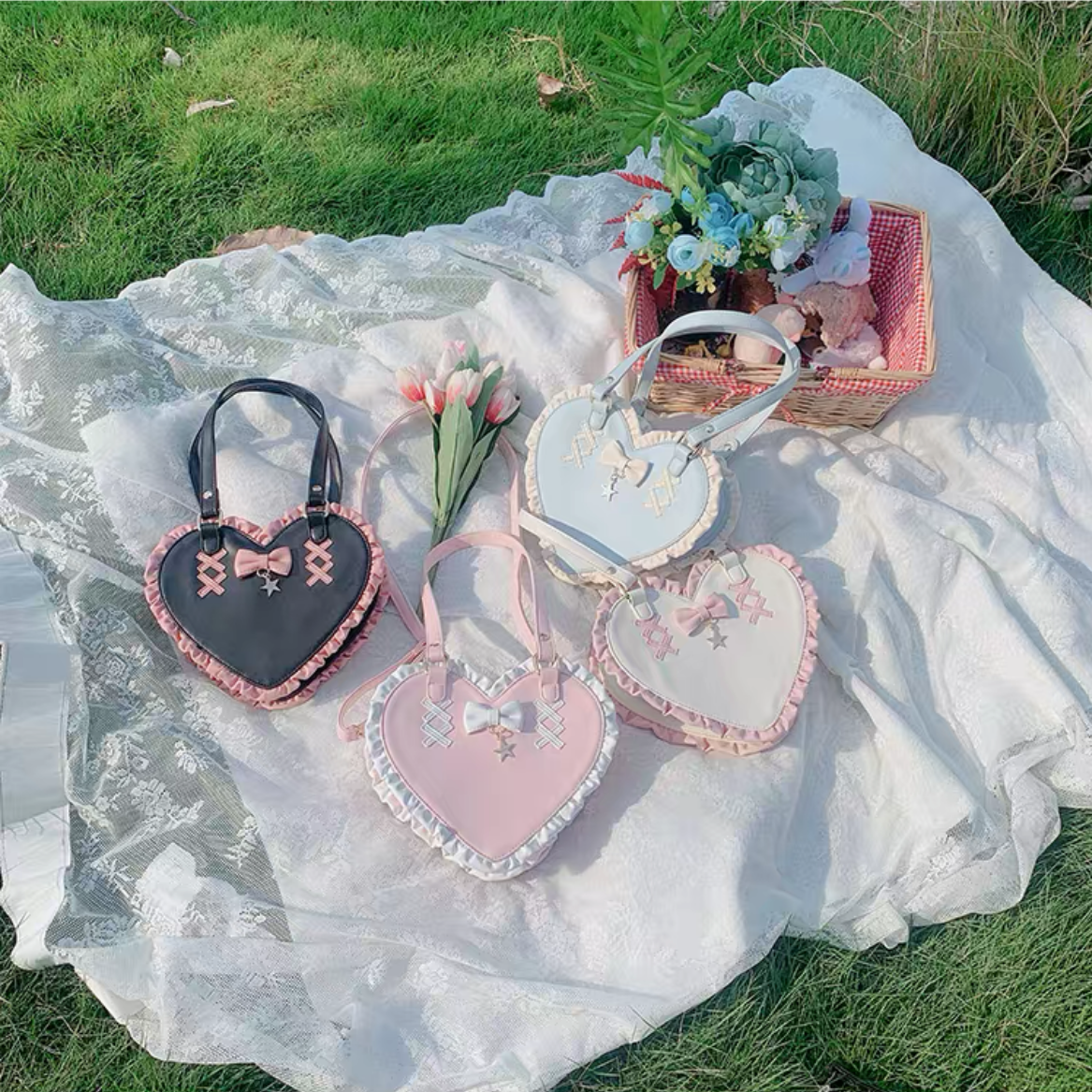 ♡ Cherry Sauce ♡ - Heart Bag