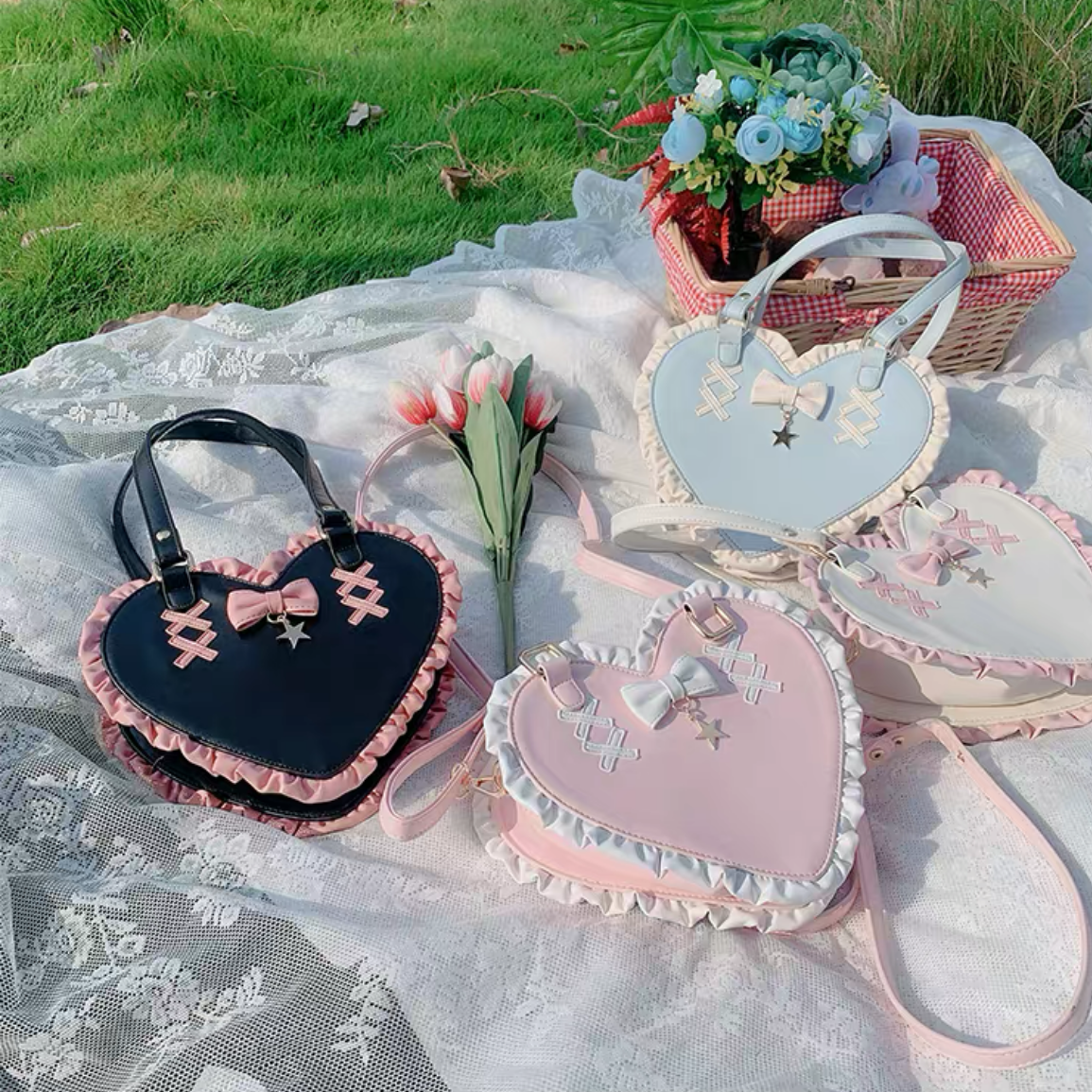 ♡ Cherry Sauce ♡ - Heart Bag