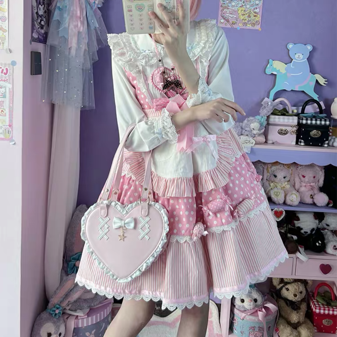 ♡ Cherry Sauce ♡ - Heart Bag