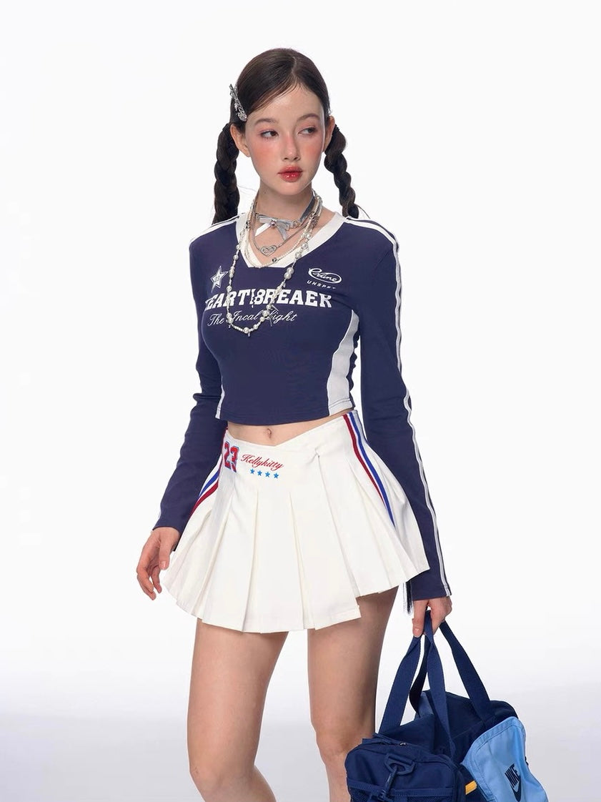 Retro American Racer Top