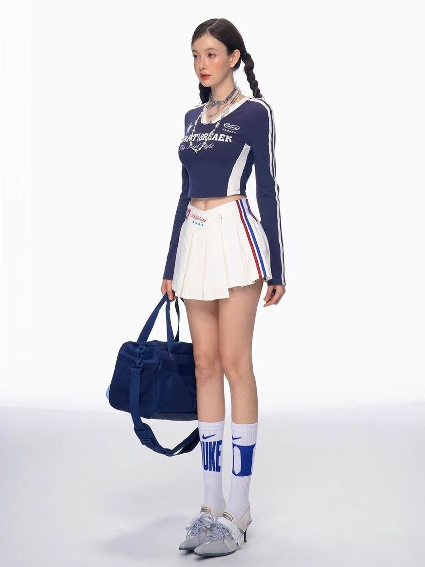 Retro American Racer Top