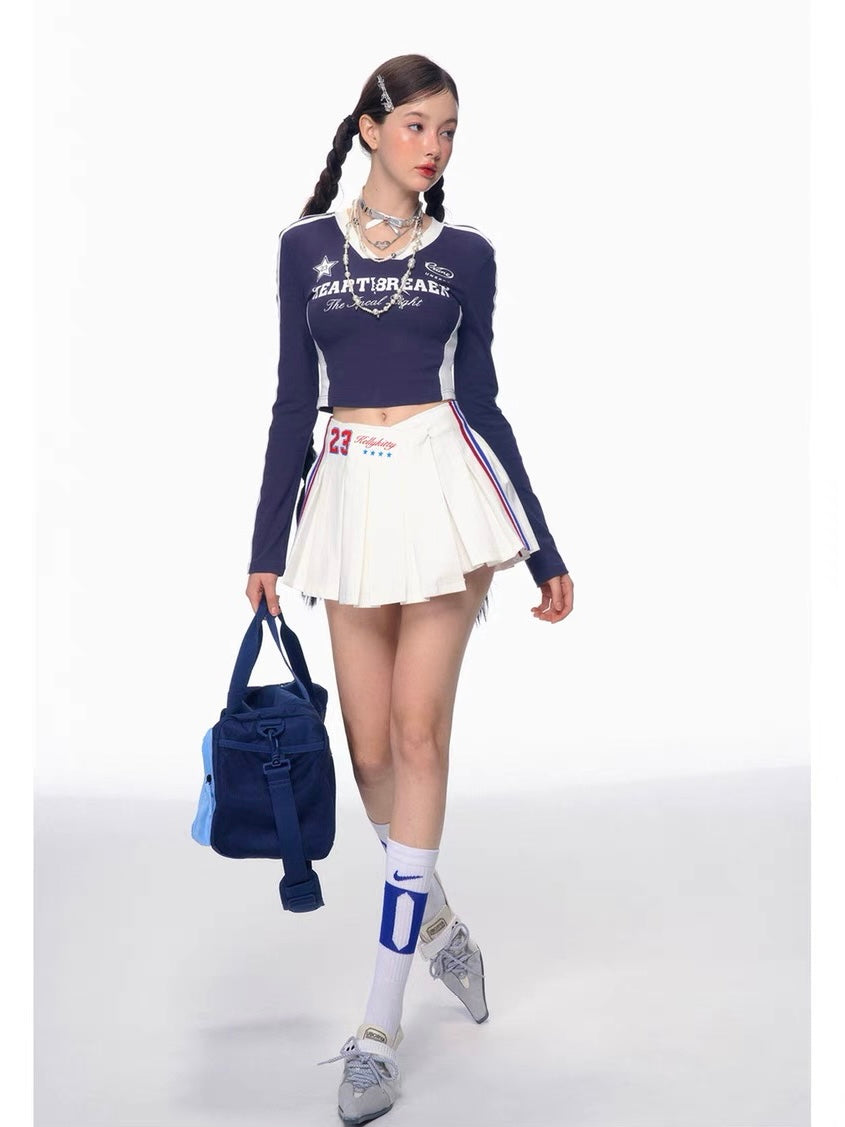 Retro American Racer Top