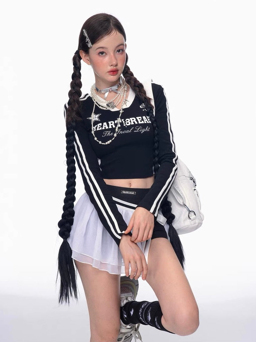 Retro American Racer Top
