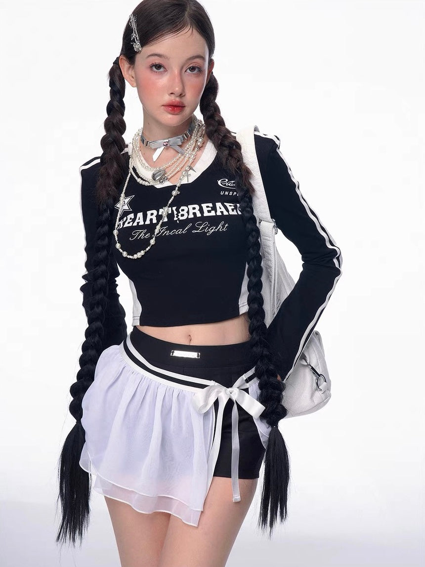 Retro American Racer Top