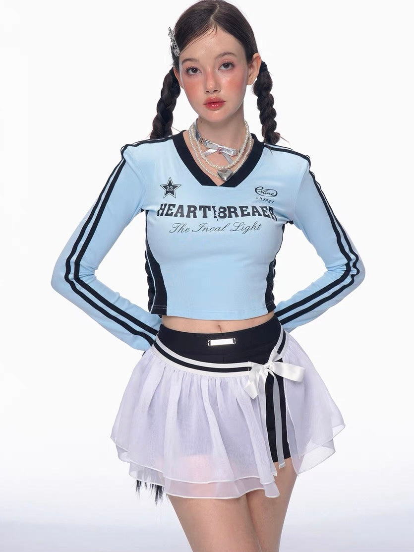 Retro American Racer Top