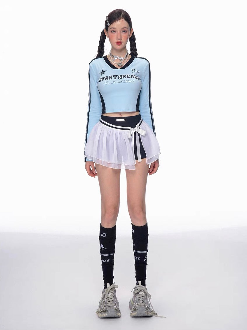 Retro American Racer Top