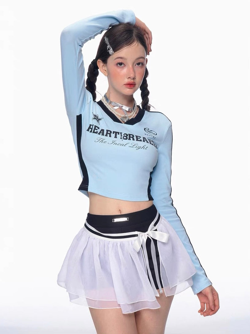 Retro American Racer Top