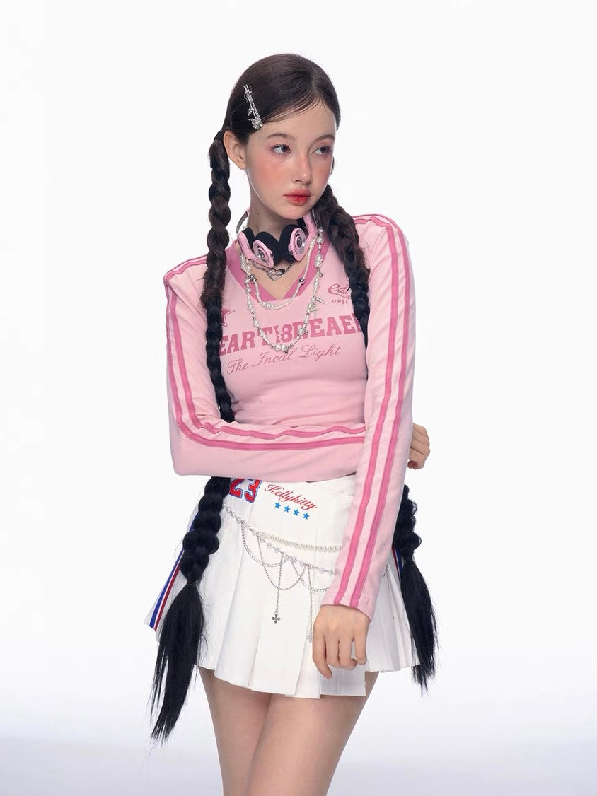 Retro American Racer Top