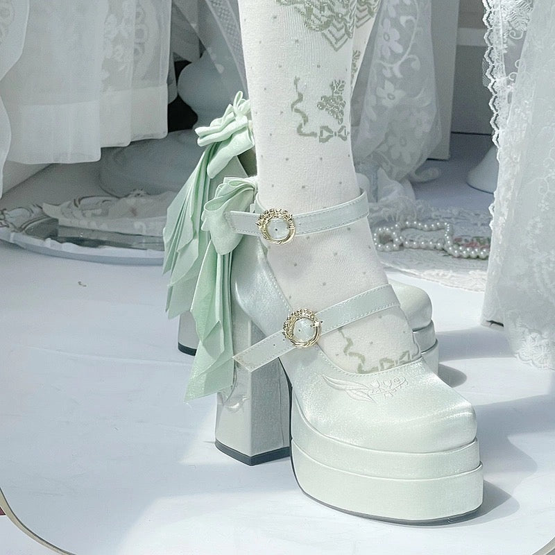 ♡ Fairy Lily ♡ - Satin Mary Janes