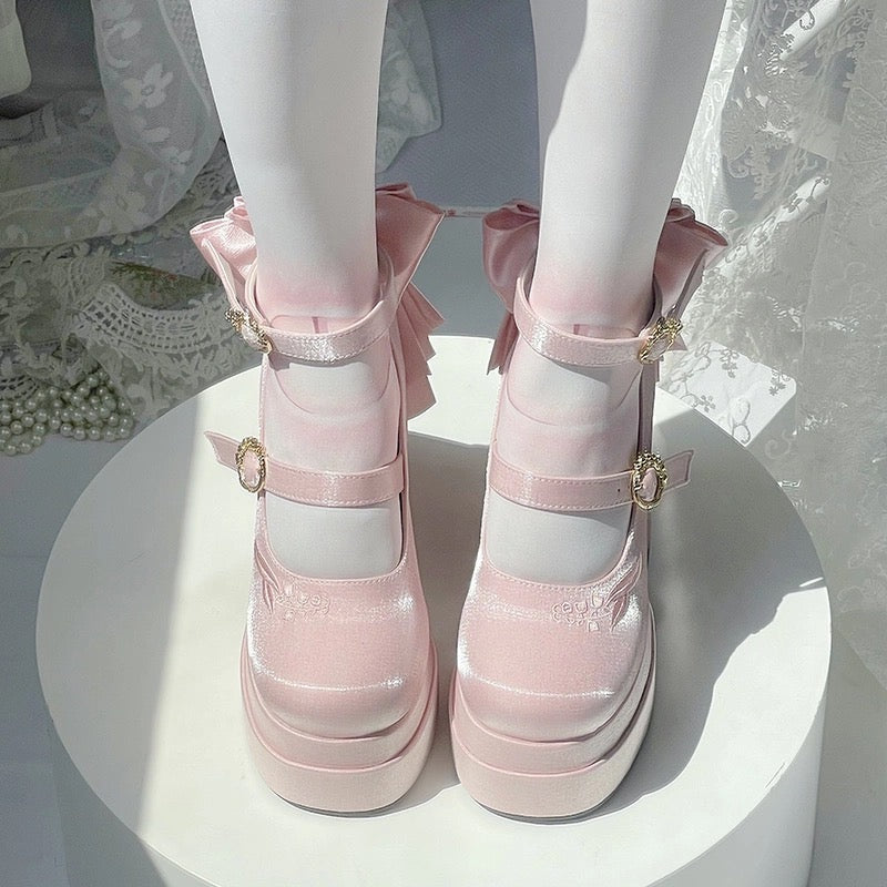 ♡ Fairy Lily ♡ - Satin Mary Janes