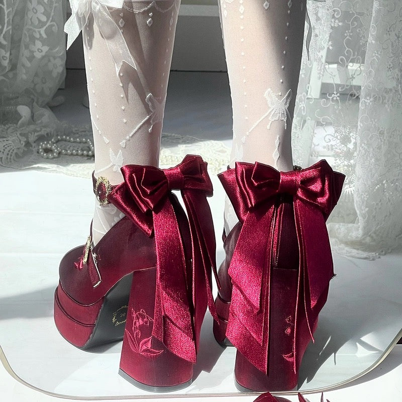 ♡ Fairy Lily ♡ - Satin Mary Janes
