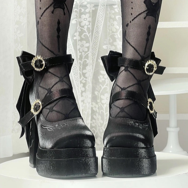 ♡ Fairy Lily ♡ - Satin Mary Janes