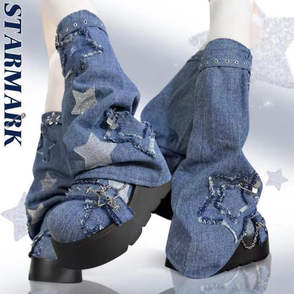 ♡ Star Mark ♡ — туфли на платформе из парусины