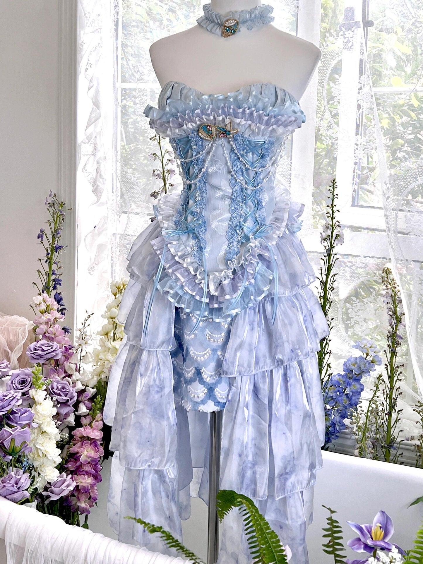 Mermaid Tears Rococo Dress