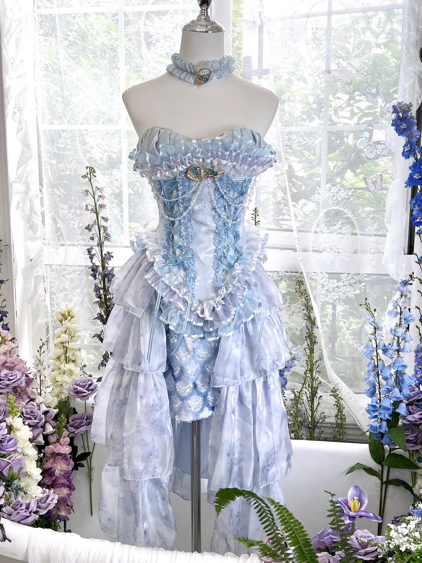 Mermaid Tears Rococo Dress
