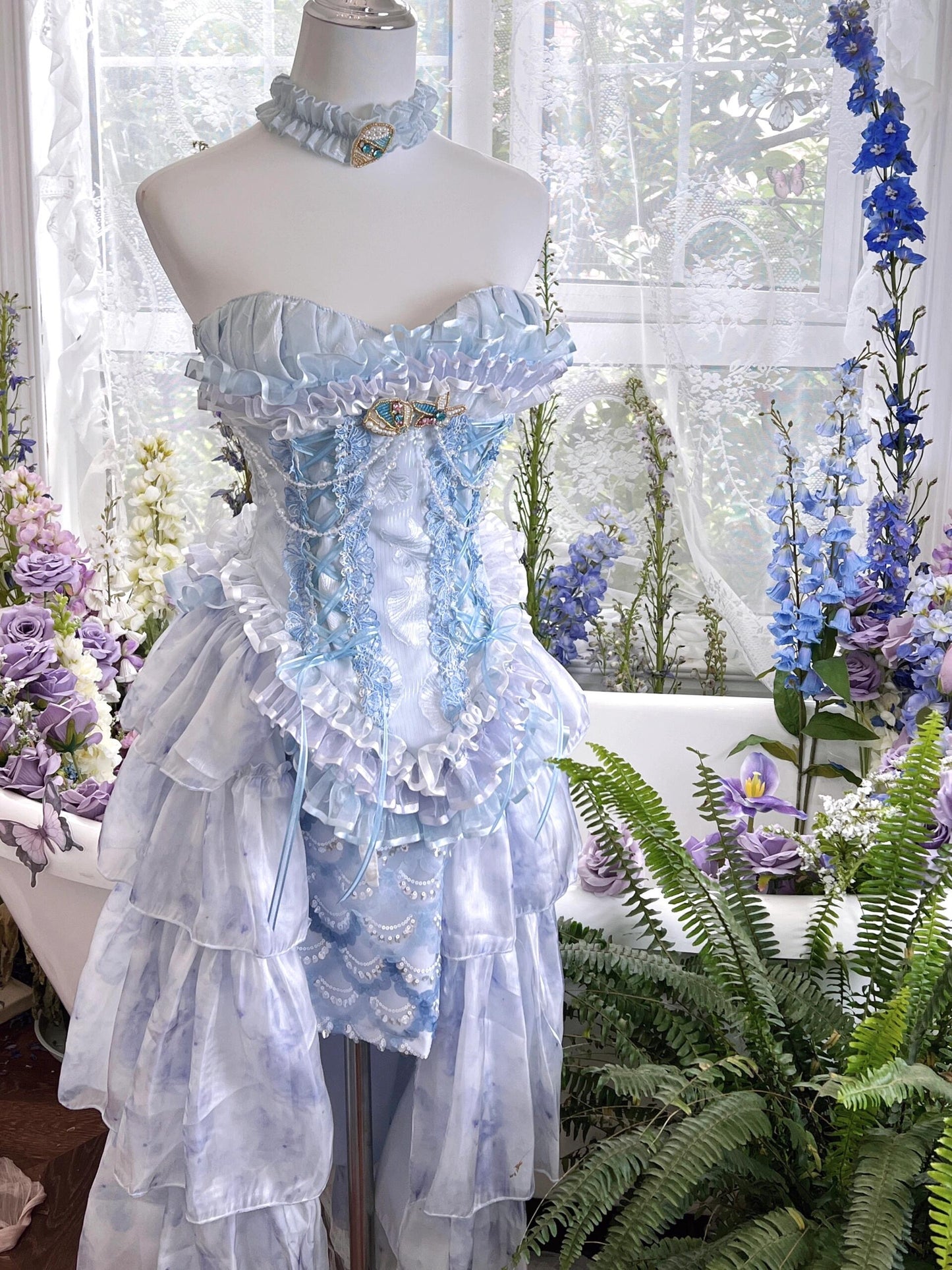Mermaid Tears Rococo Dress