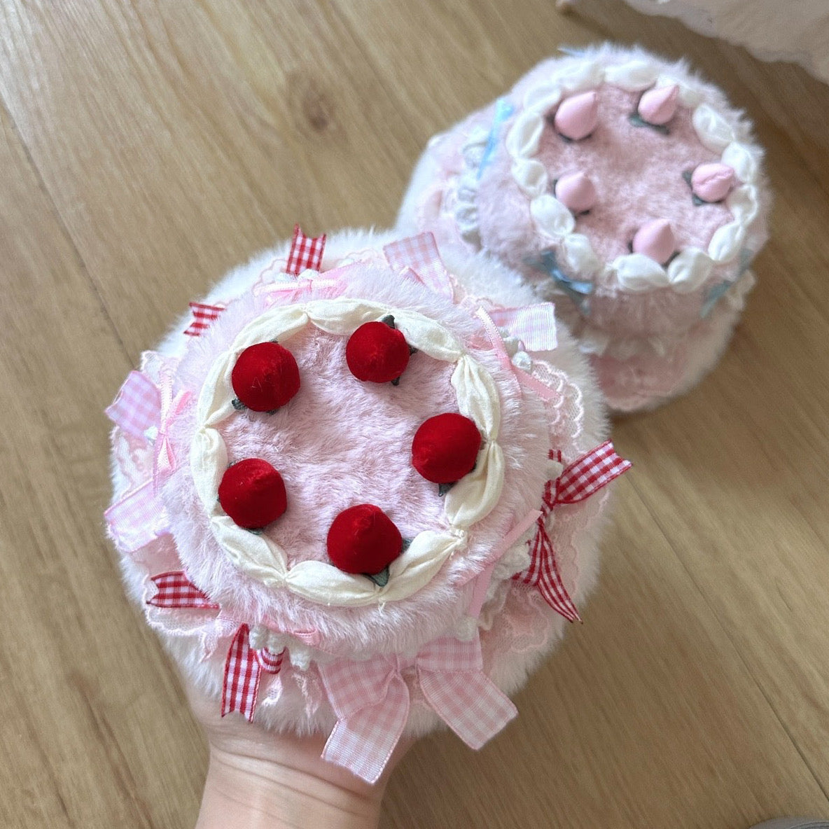 ♡ Strawberry Cake ♡ - Handmade Mini Hat