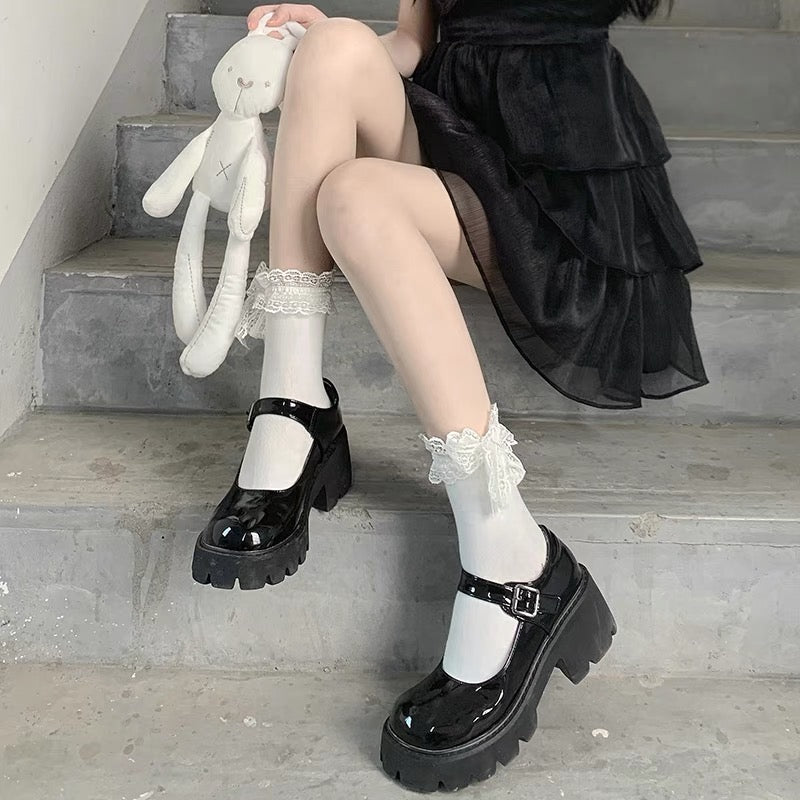 ♡ Lace Trim Socks ♡