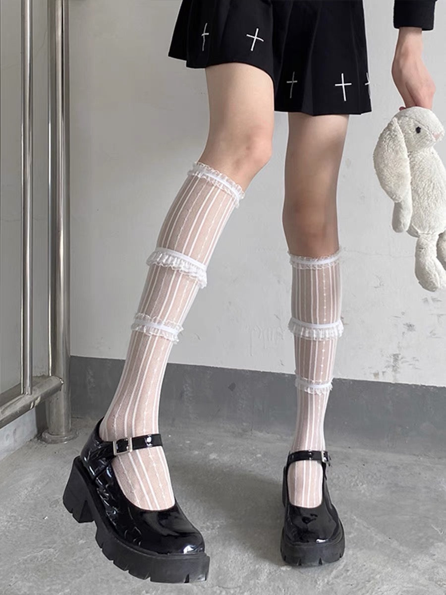 ♡ Cake Sheer Socks ♡