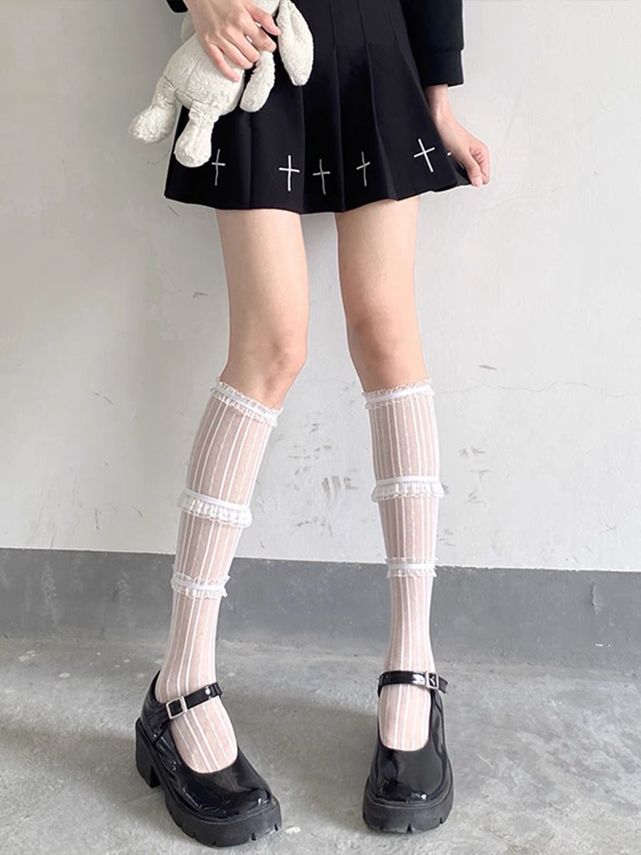 ♡ Cake Sheer Socks ♡