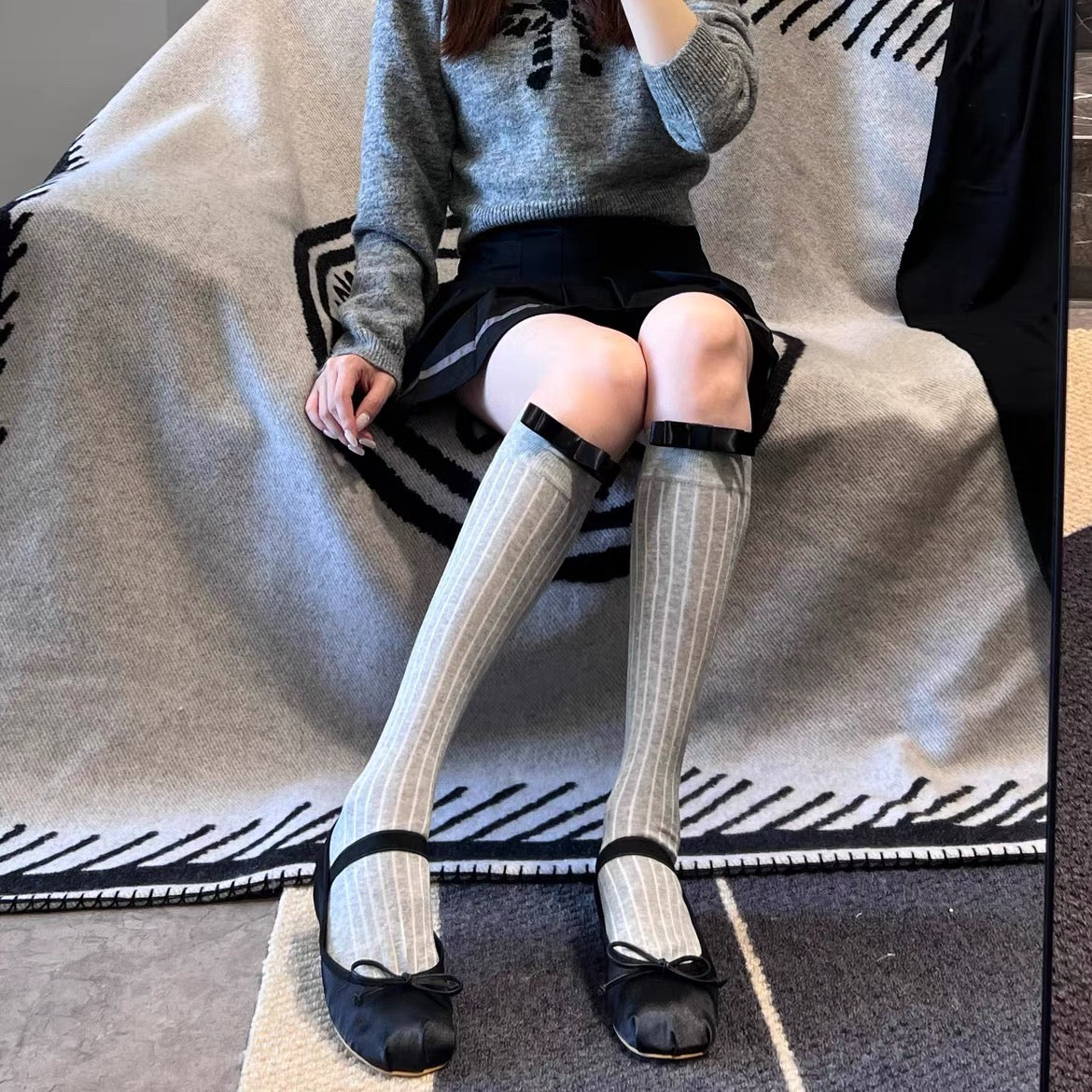 ♡ Bow Academia Socks ♡