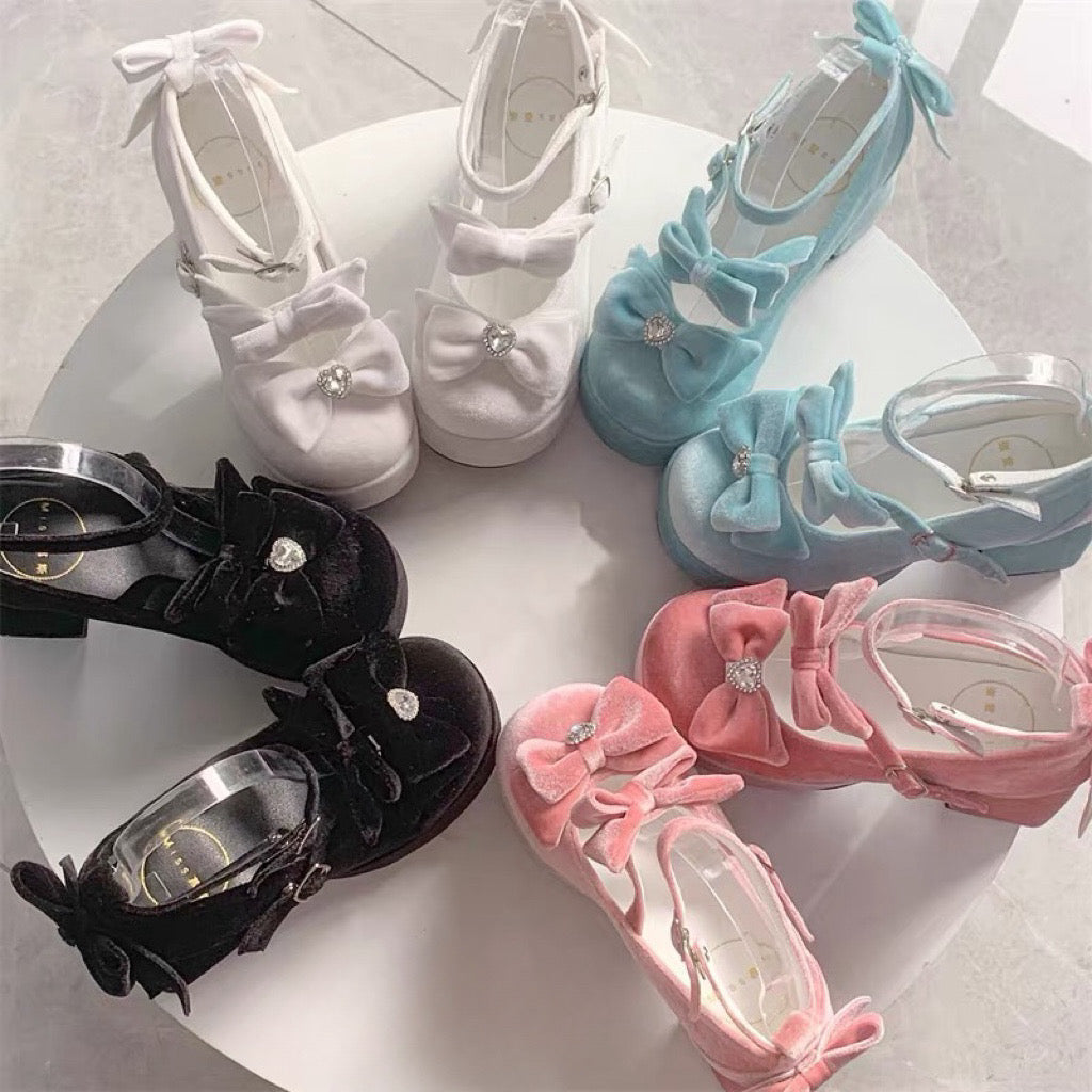 ♡ Girl Tina ♡ - Velvet High Heels