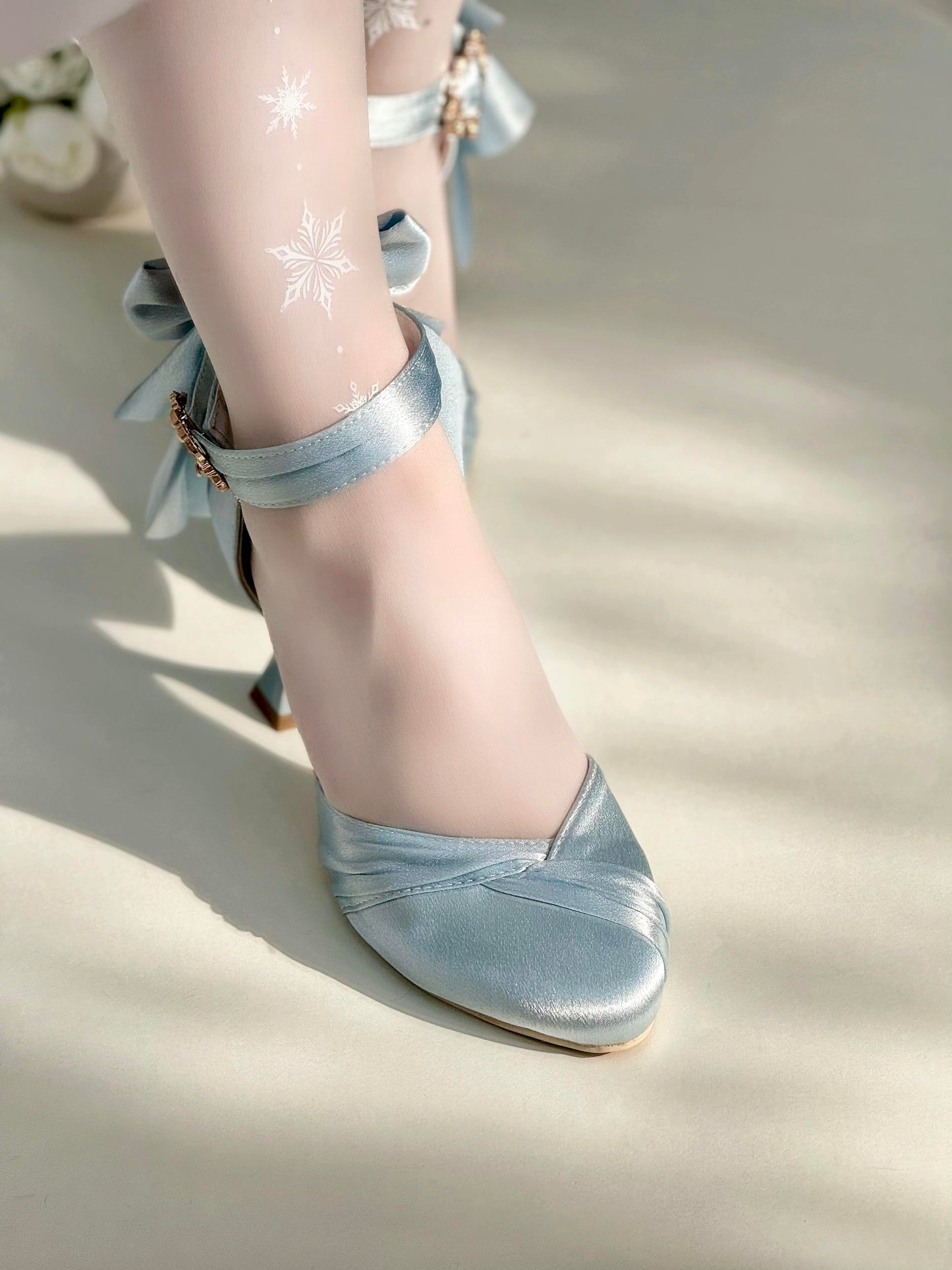 ♡ Crown ♡ - Satin Wedding Heels
