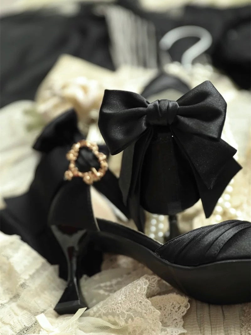 ♡ Crown ♡ - Satin Wedding Heels