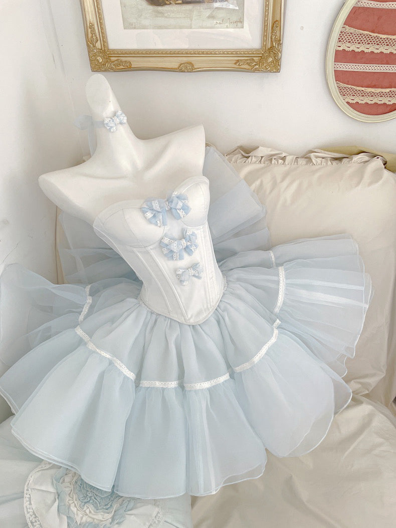 ♡ Baby Princess ♡ - Blue Dress Set