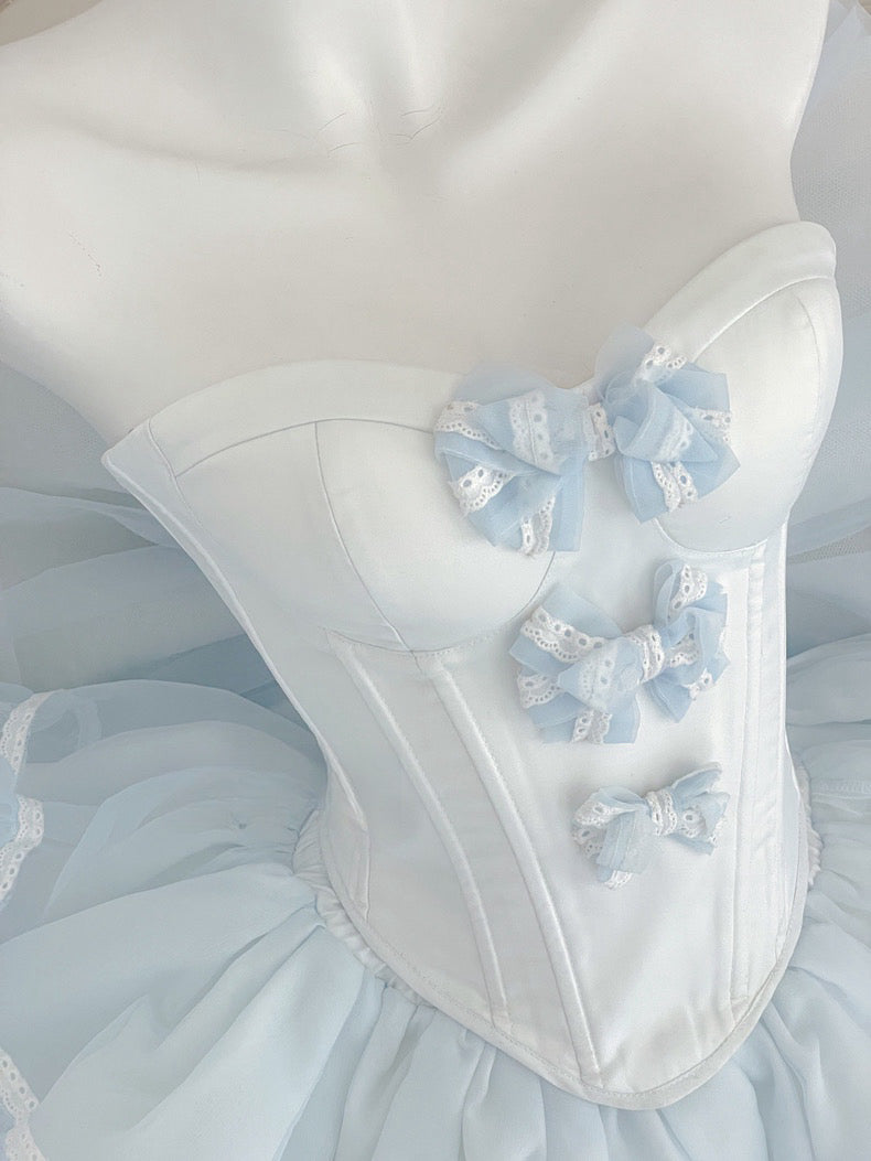 ♡ Baby Princess ♡ - Blue Dress Set