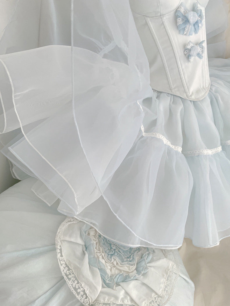 ♡ Baby Princess ♡ - Blue Dress Set