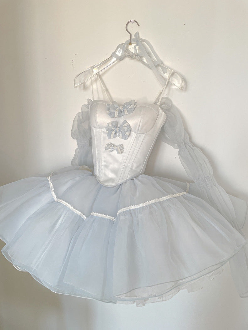 ♡ Baby Princess ♡ - Blue Dress Set