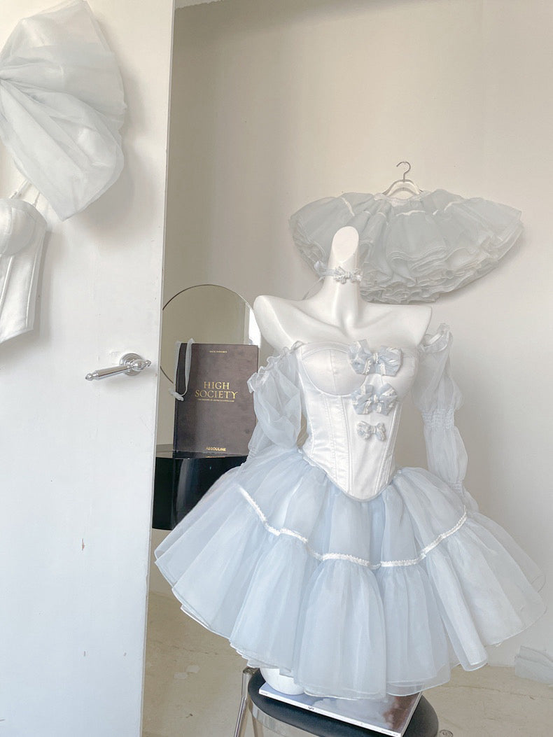 ♡ Baby Princess ♡ - Blue Dress Set