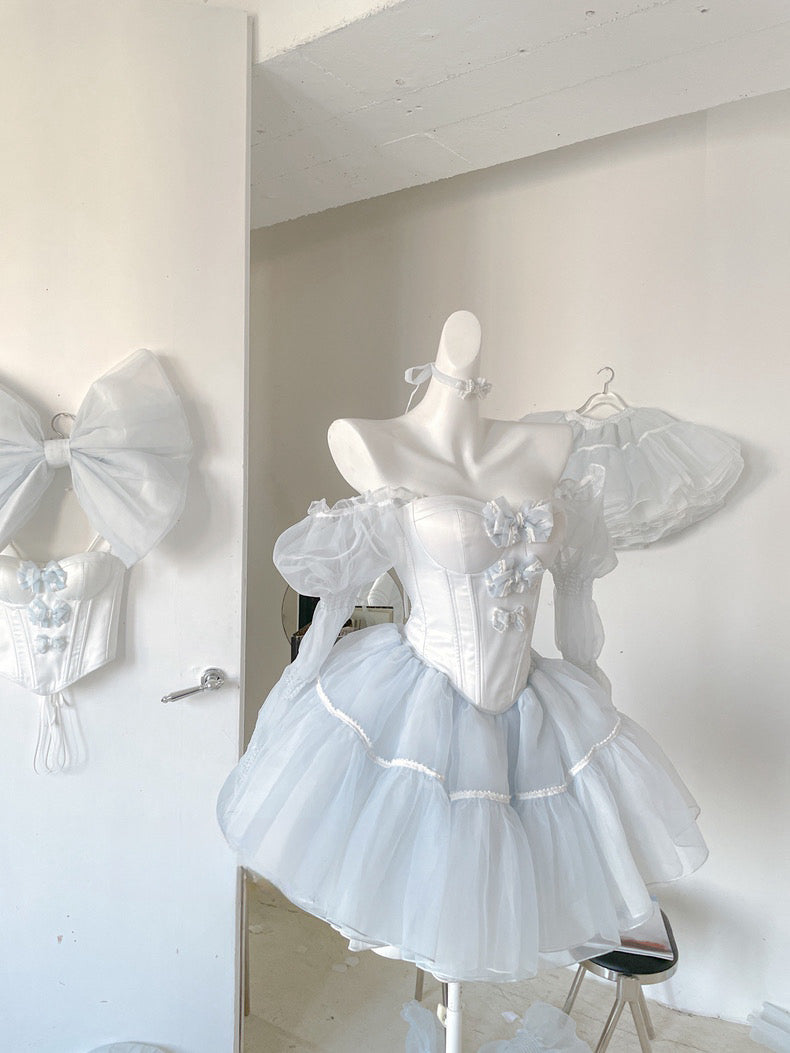 ♡ Baby Princess ♡ - Blue Dress Set