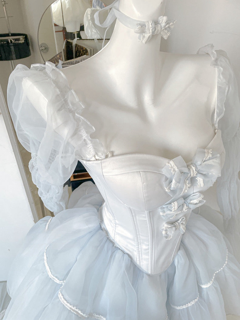♡ Baby Princess ♡ - Blue Dress Set