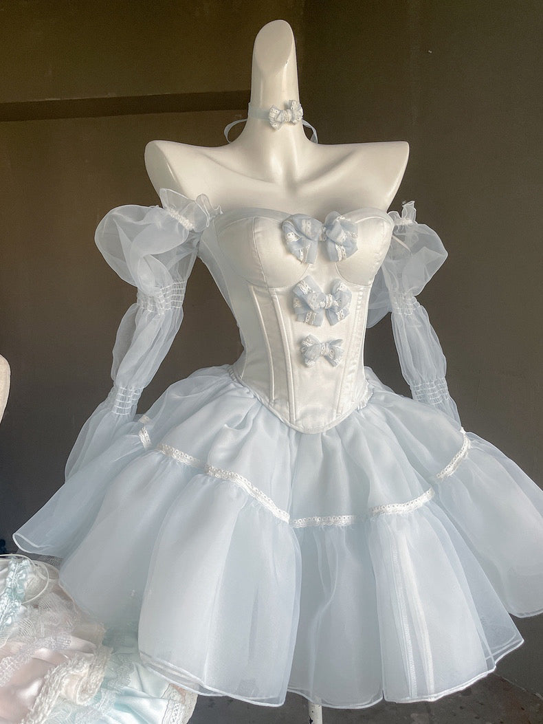 ♡ Baby Princess ♡ - Blue Dress Set