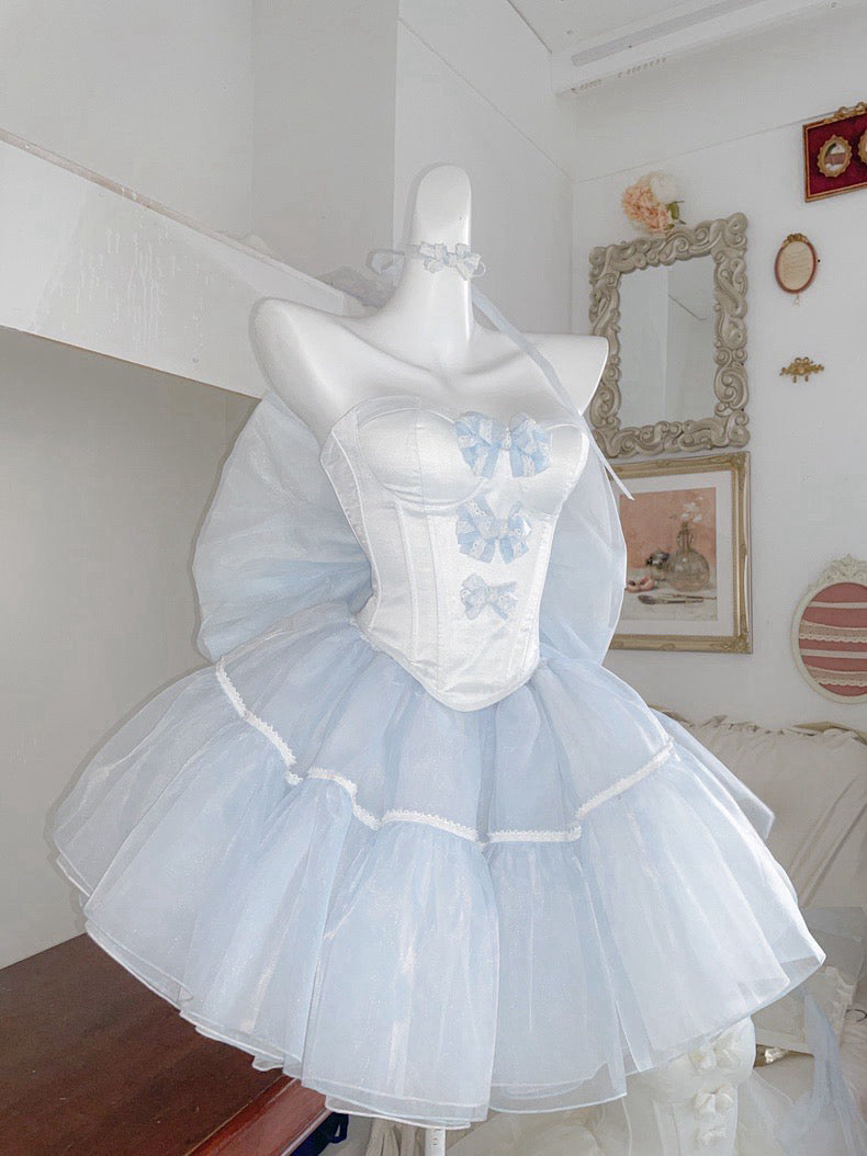 ♡ Baby Princess ♡ - Blue Dress Set