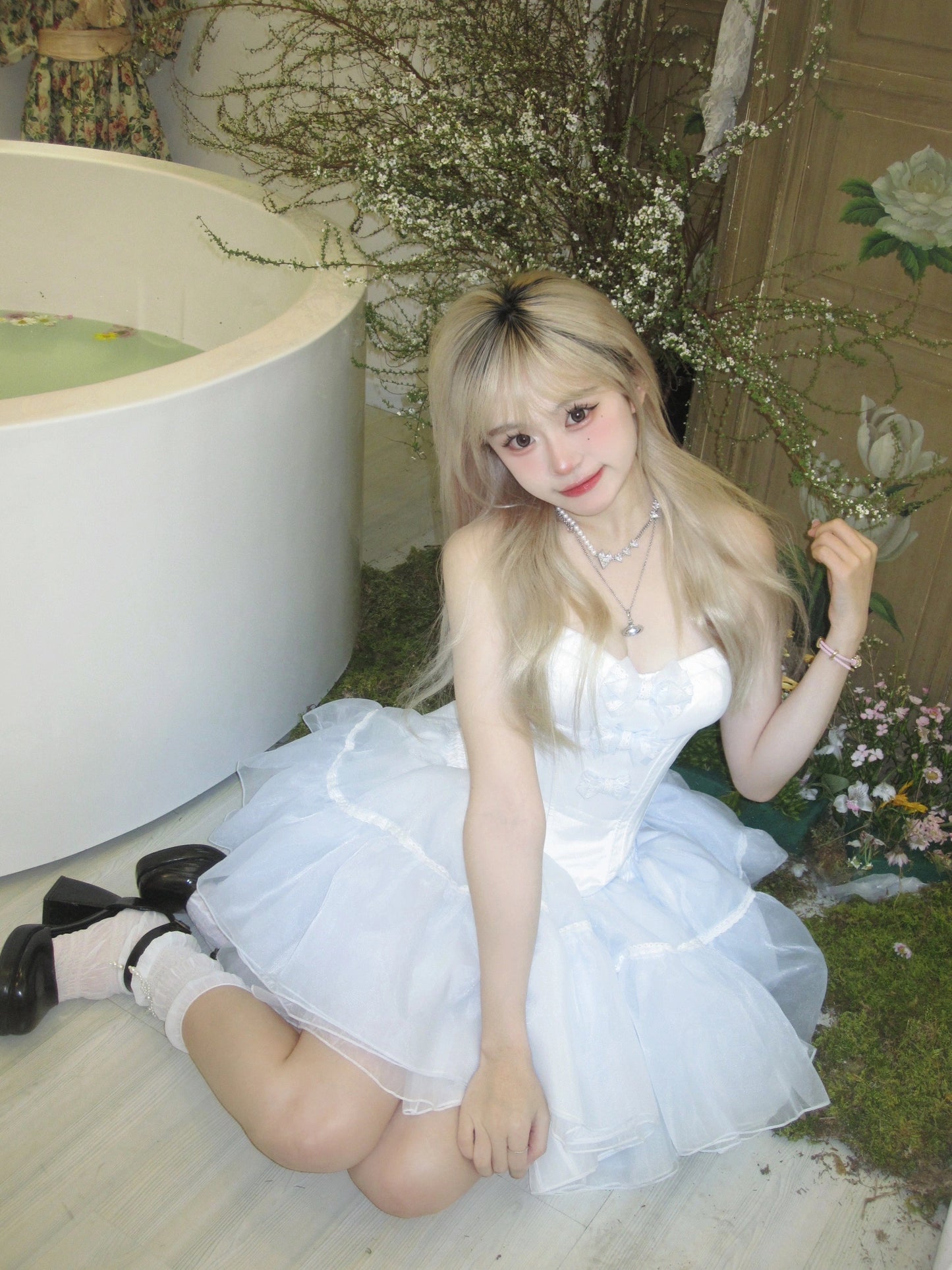 ♡ Baby Princess ♡ - Blue Dress Set